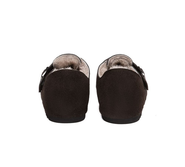 AUSTRALIAN SHEPHERD® UGG Slippers Sheepskin Wool Birkenstock Adjustable Hazora EVERAU