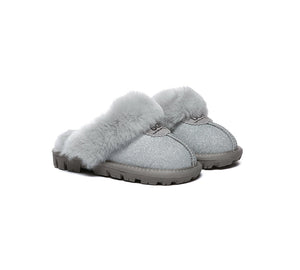 AUSTRALIAN SHEPHERD® UGG Slippers Kids Sheepskin Wool Shirley - UGG EXPRESS