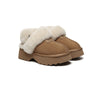 3-Way Style UGG Slippers Women Removable Wool Strap Slingback Chunky Platform Muna