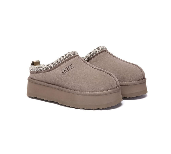 AUSTRALIAN SHEPHERD® UGG Slippers Sheepskin Wool Ankle Tazzy Tay Platform UGG AUSTRALIAN SHEPHERD