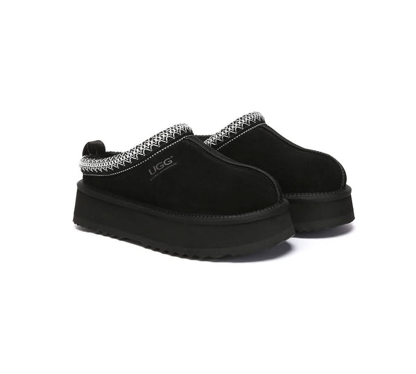 AUSTRALIAN SHEPHERD® UGG Slippers Sheepskin Wool Ankle Tazzy Tay Platform UGG AUSTRALIAN SHEPHERD