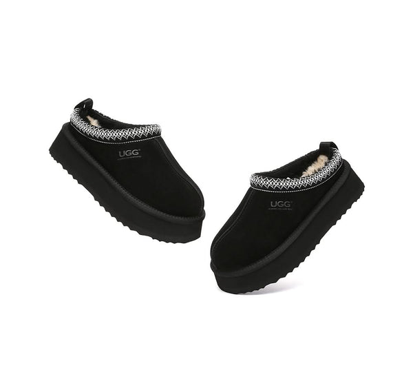 AUSTRALIAN SHEPHERD® UGG Slippers Sheepskin Wool Ankle Tazzy Tay Platform UGG AUSTRALIAN SHEPHERD