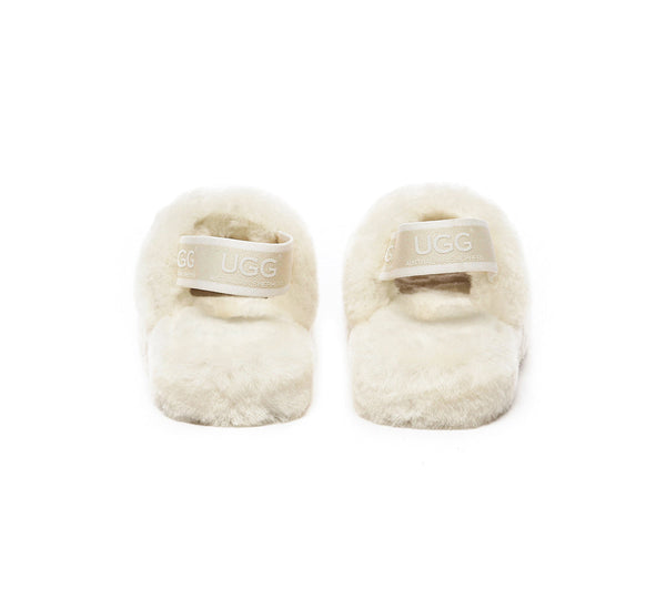 AUSTRALIAN SHEPHERD® UGG Kids Fluffy Slides Puffy UGG AUSTRALIAN SHEPHERD