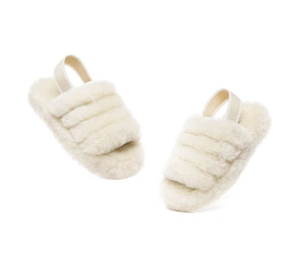 AUSTRALIAN SHEPHERD® UGG Kids Fluffy Slides Puffy UGG AUSTRALIAN SHEPHERD