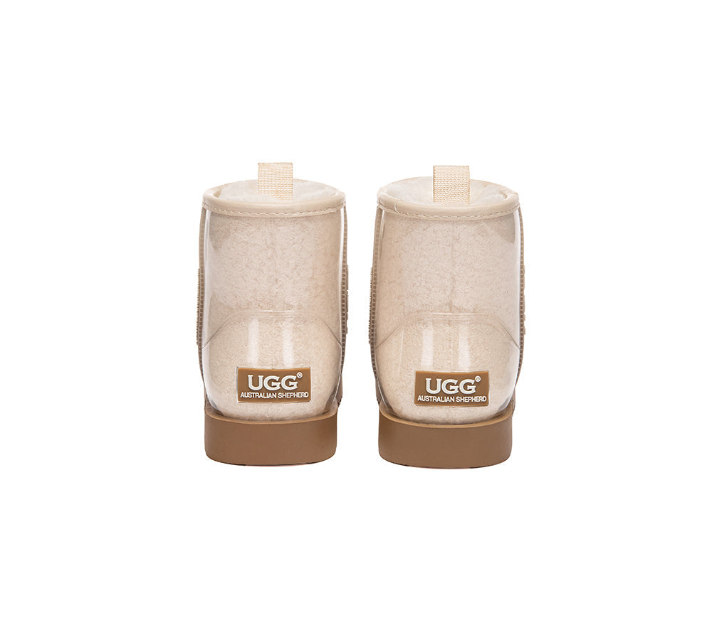 AUSTRALIAN SHEPHERD® UGG Boots Women Clear Waterproof Shearling Coated Neo UGG AUSTRALIAN SHEPHERD
