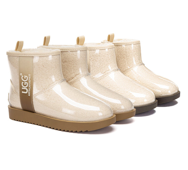 AUSTRALIAN SHEPHERD® UGG Boots Women Clear Waterproof Shearling Coated Neo UGG AUSTRALIAN SHEPHERD