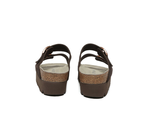 EVERAU® Adjustable Strap Slip-on Platform Sandal Slides