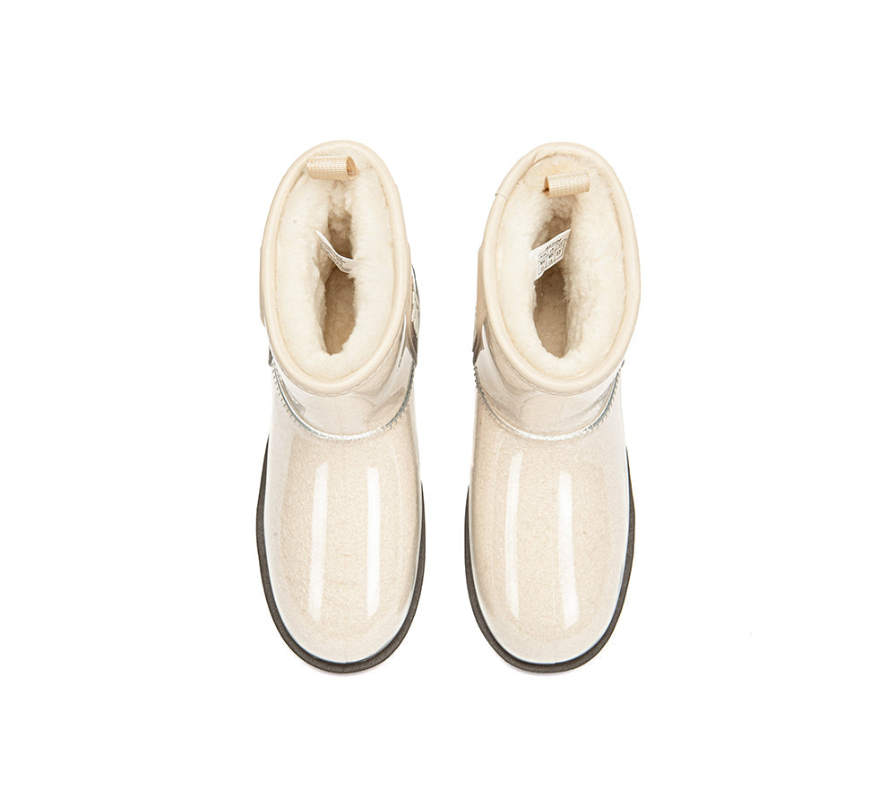 AUSTRALIAN SHEPHERD® UGG Boots Women Clear Waterproof Shearling Coated Neo UGG AUSTRALIAN SHEPHERD