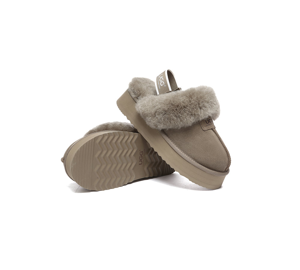 UGG Slippers Women Removable Strap Slingback Platform Suzie