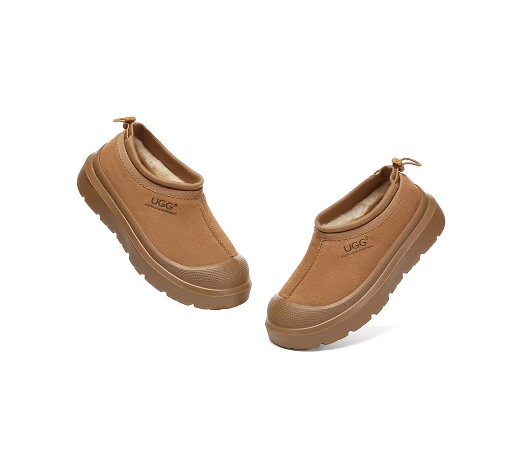 Australian Shepherd® UGG Slippers Sheepskin Wool Drawstring Large Size Harlow UGG AUSTRALIAN SHEPHERD