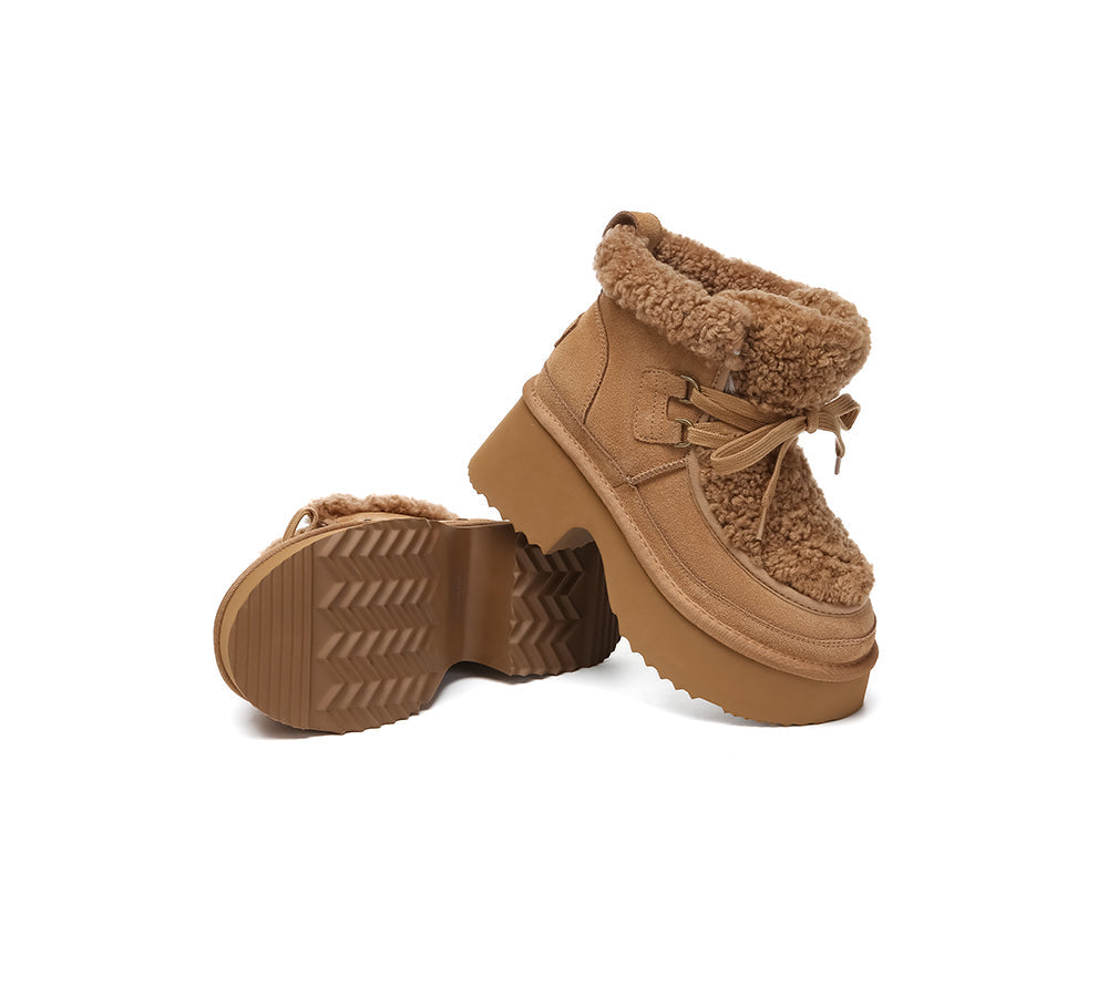 AUSTRALIAN SHEPHERD® UGG Boots Women Chunky Platform Bumpy