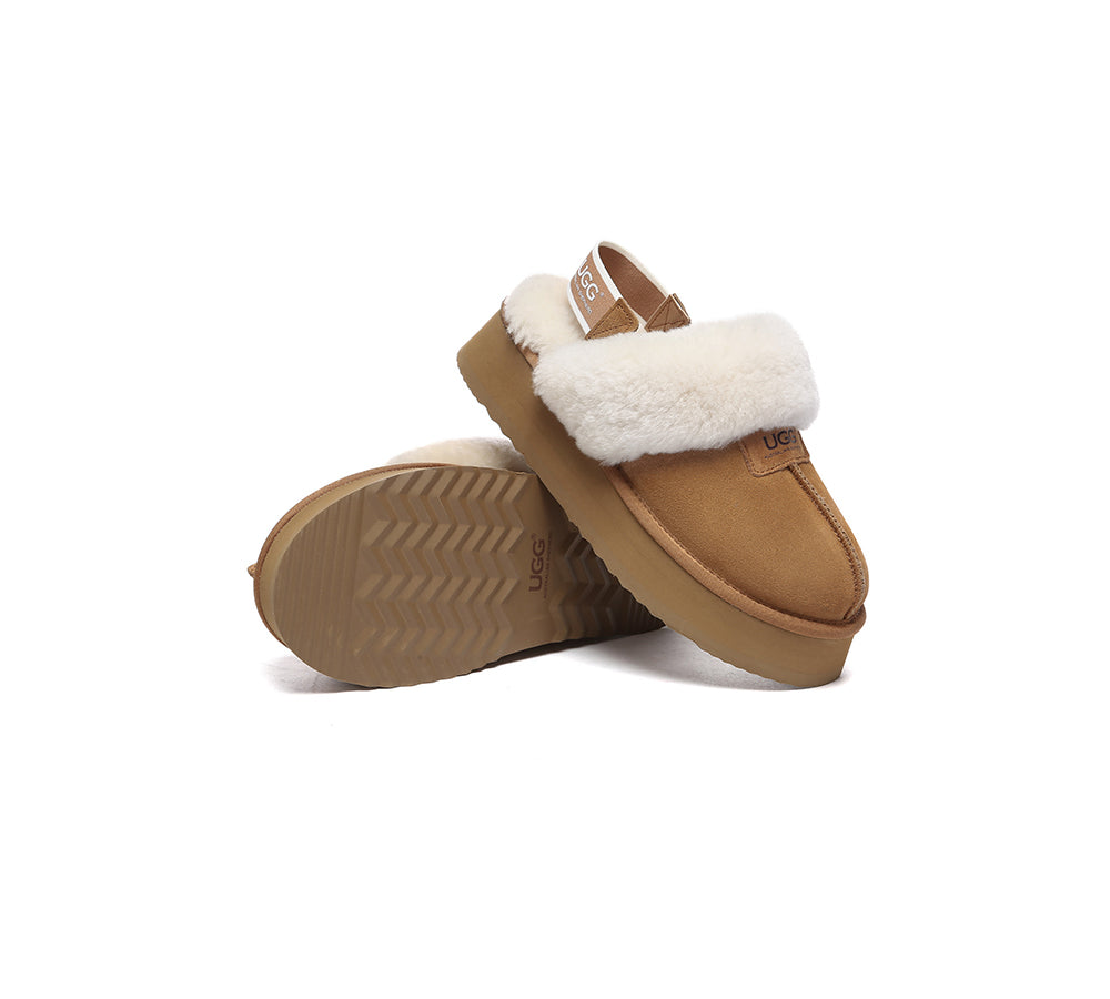 UGG Slippers Women Removable Strap Slingback Platform Suzie