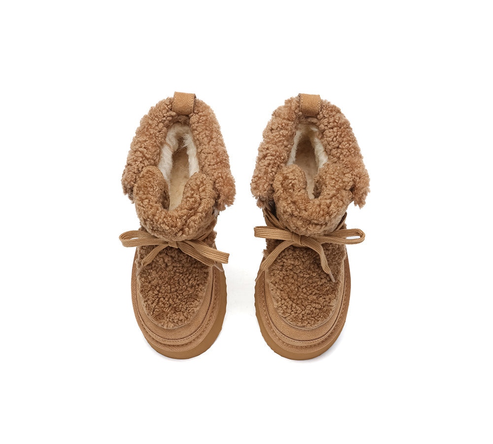 AUSTRALIAN SHEPHERD® UGG Boots Women Chunky Platform Bumpy
