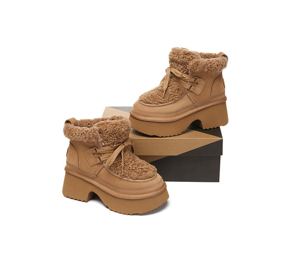 AUSTRALIAN SHEPHERD® UGG Boots Women Chunky Platform Bumpy