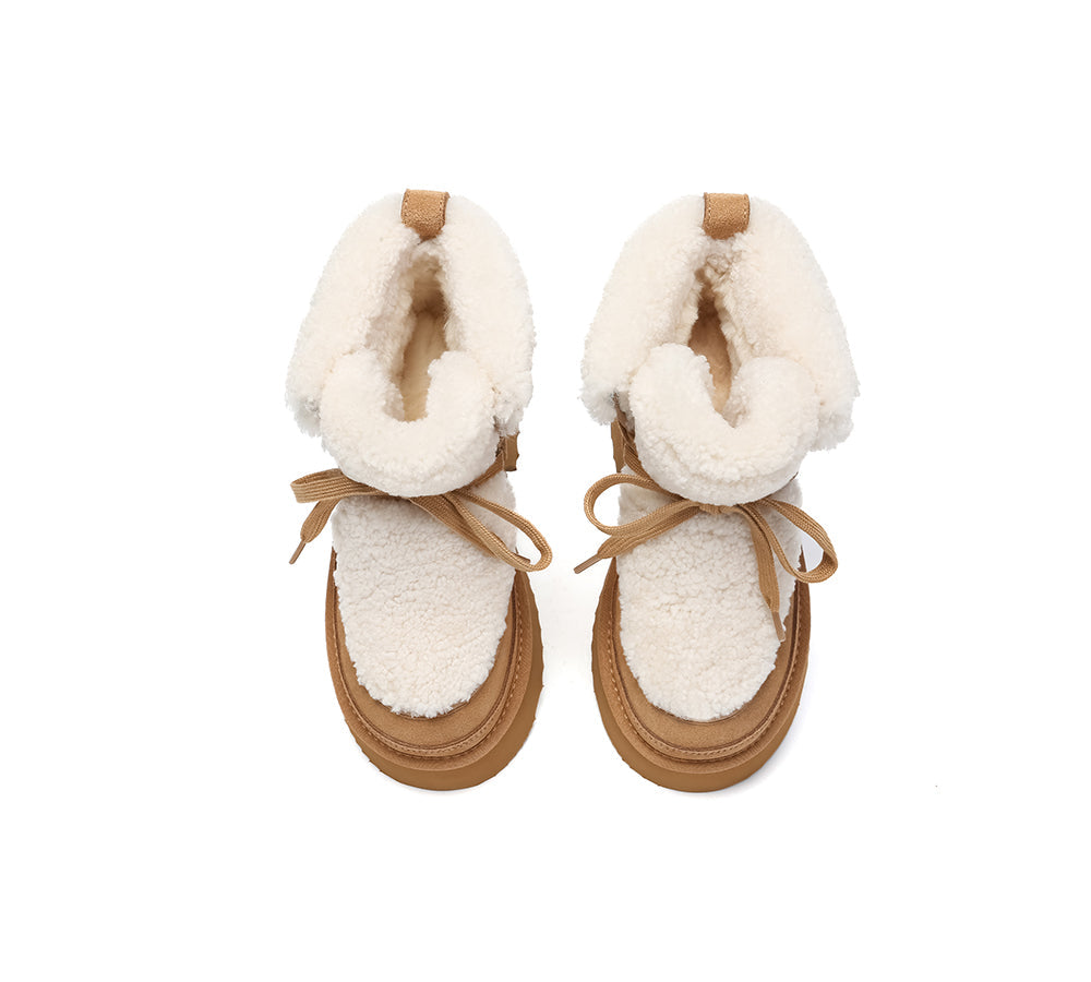 AUSTRALIAN SHEPHERD® UGG Boots Women Chunky Platform Bumpy