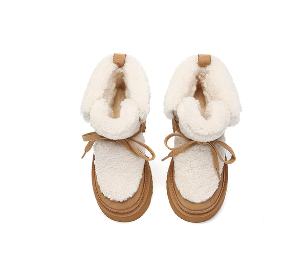 AUSTRALIAN SHEPHERD® UGG Boots Women Chunky Platform Bumpy