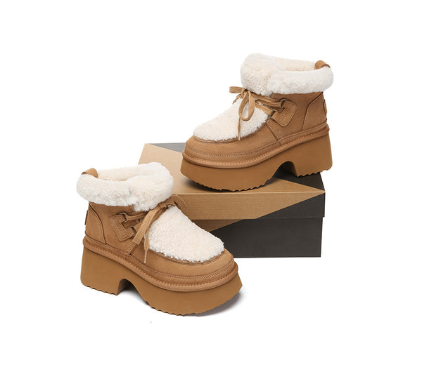 AUSTRALIAN SHEPHERD® UGG Boots Women Chunky Platform Bumpy