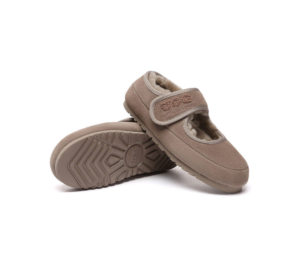 AUSTRALIAN SHEPHERD® UGG Slippers Sheepskin Wool Adjustable Strap Velvi UGG AUSTRALIAN SHEPHERD