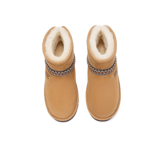 AUSTRALIAN SHEPHERD® UGG Boots Sheepskin Wool Knitted Mini Fayle UGG AUSTRALIAN SHEPHERD