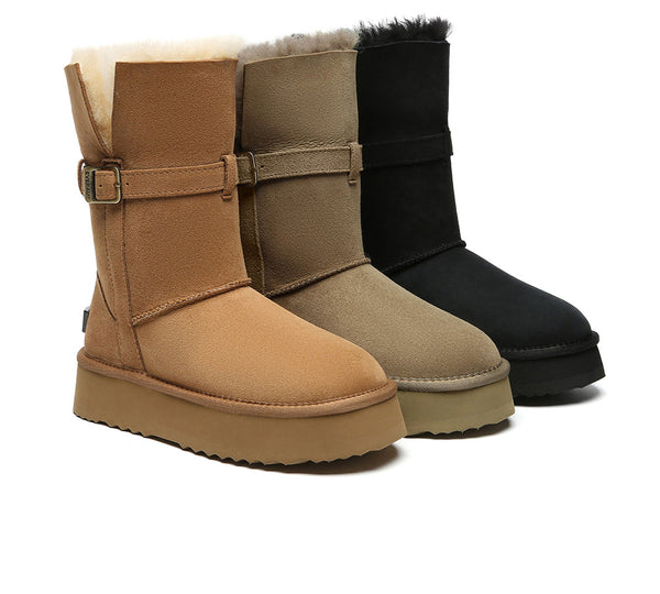 UGG EVERAU® UGG Boots Women Platform Short Valerie