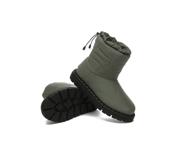 EVERAU® UGG Boots Women Sheepskin Wool Waterproof Drawstring Sonita - UGG EXPRESS