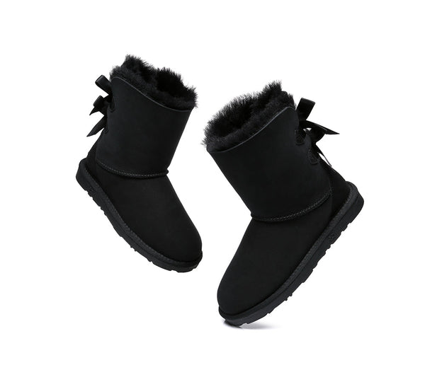 EVERAU® UGG Boots Women Short Back Bow EVERAU