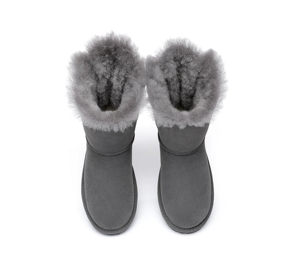 EVERAU® UGG Boots Women Short Back Bow EVERAU