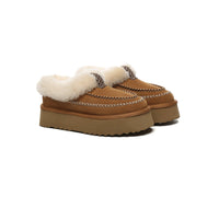 AUSTRALIAN SHEPHERD® UGG Slippers Women Platform Santana