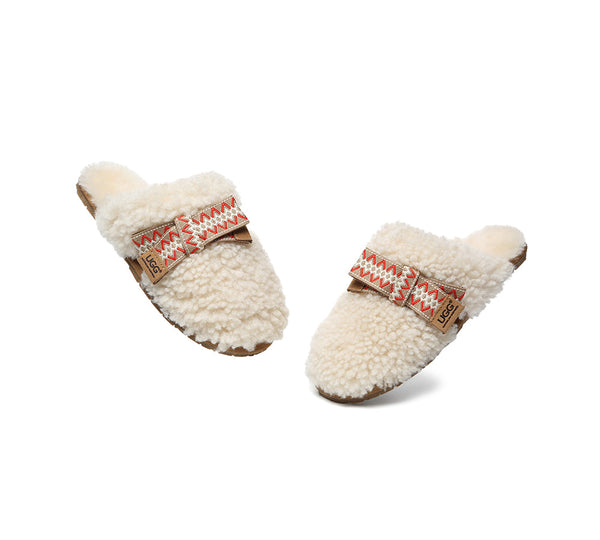 AUSTRALIAN SHEPHERD® UGG Slippers Women Bow Cecil