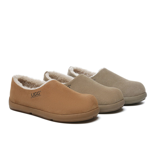AUSTRALIAN SHEPHERD® UGG Slippers Sheepskin Wool Ankle Clog Brett UGG AUSTRALIAN SHEPHERD