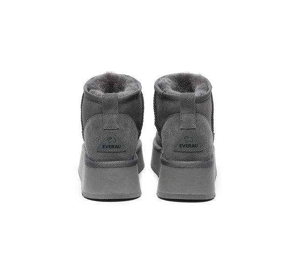 EVERAU?? UGG Boots Sheepskin Wool Ankle Ultra Mini Platform - UGG EXPRESS