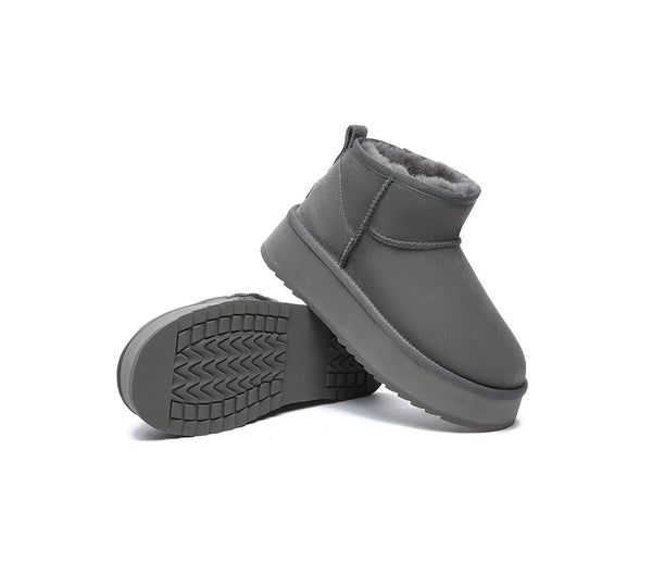 EVERAU?? UGG Boots Sheepskin Wool Ankle Ultra Mini Platform - UGG EXPRESS