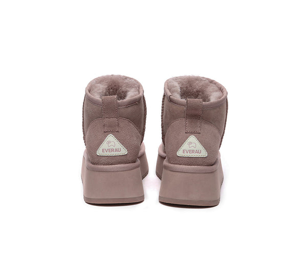 EVERAU?? UGG Boots Sheepskin Wool Ankle Ultra Mini Platform - UGG EXPRESS