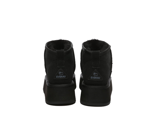 EVERAU?? UGG Boots Sheepskin Wool Ankle Ultra Mini Platform - UGG EXPRESS
