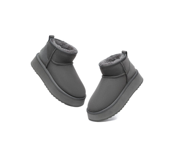 EVERAU?? UGG Boots Sheepskin Wool Ankle Ultra Mini Platform - UGG EXPRESS