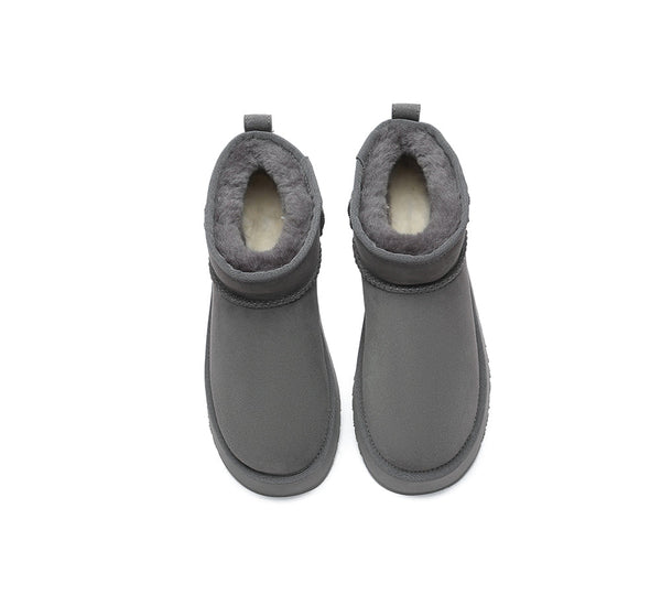 EVERAU?? UGG Boots Sheepskin Wool Ankle Ultra Mini Platform - UGG EXPRESS