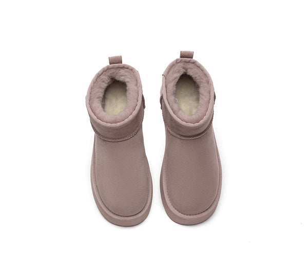 EVERAU?? UGG Boots Sheepskin Wool Ankle Ultra Mini Platform - UGG EXPRESS