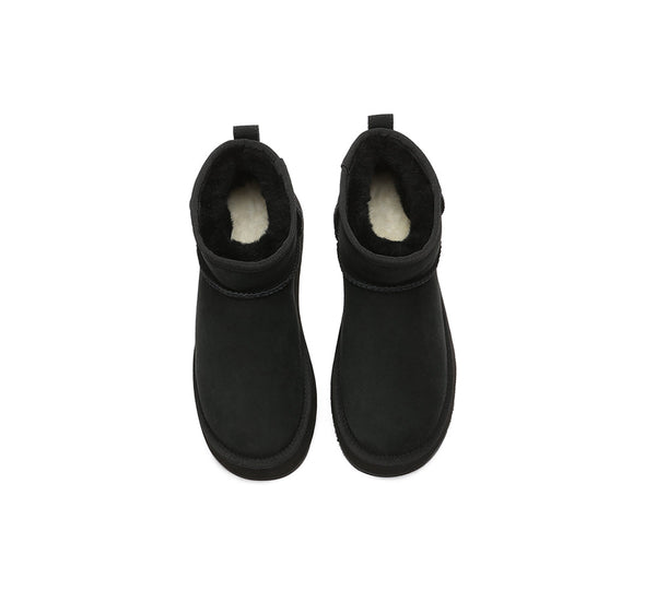 EVERAU?? UGG Boots Sheepskin Wool Ankle Ultra Mini Platform - UGG EXPRESS