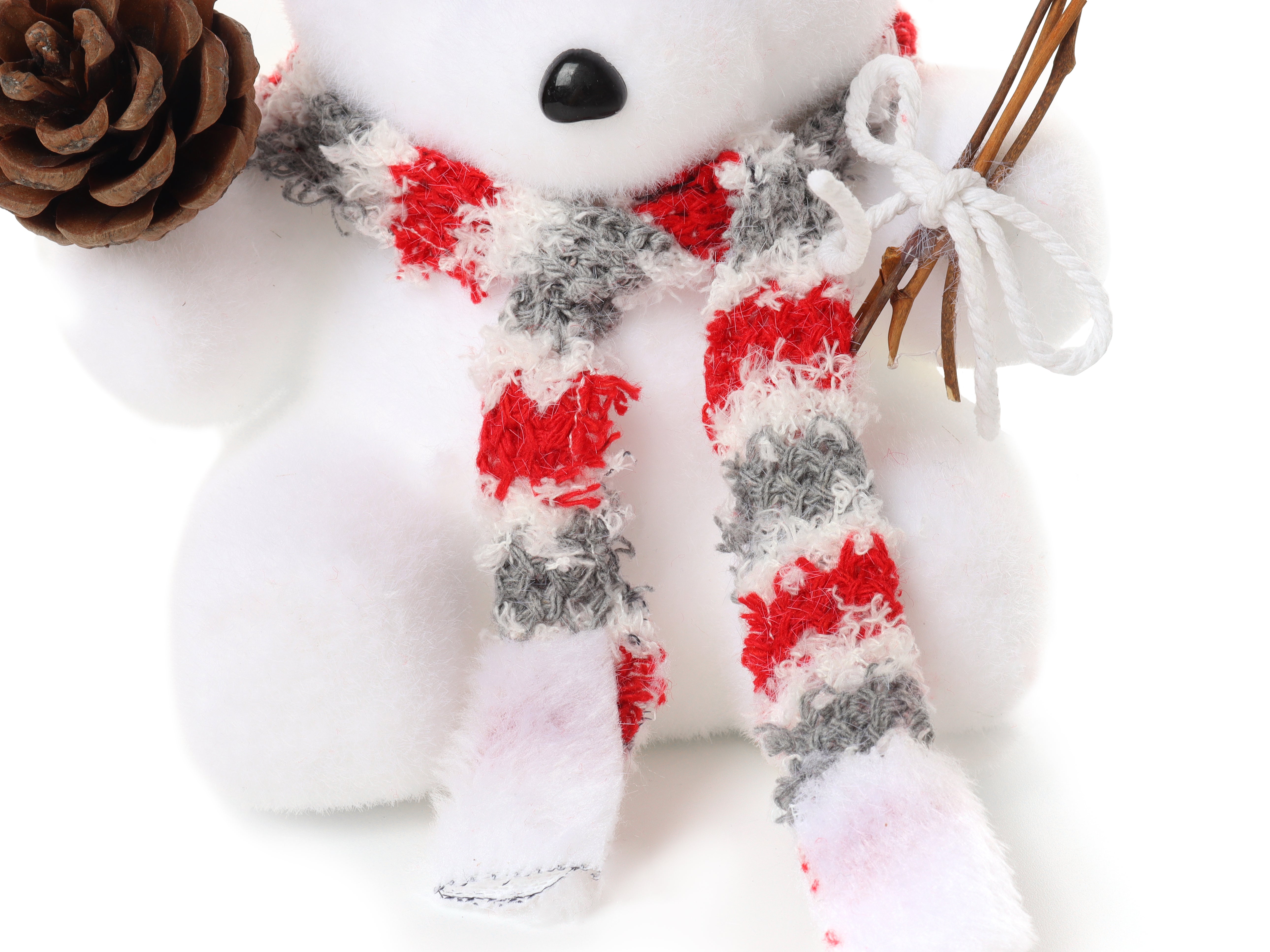 Christmas Snow White Bear Decor