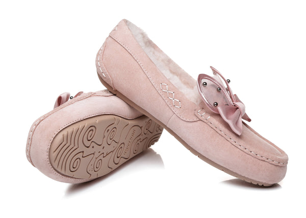 Casual Flats Women Wabbit Moccasin