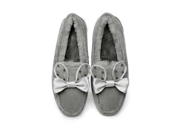 Casual Flats Women Wabbit Moccasin