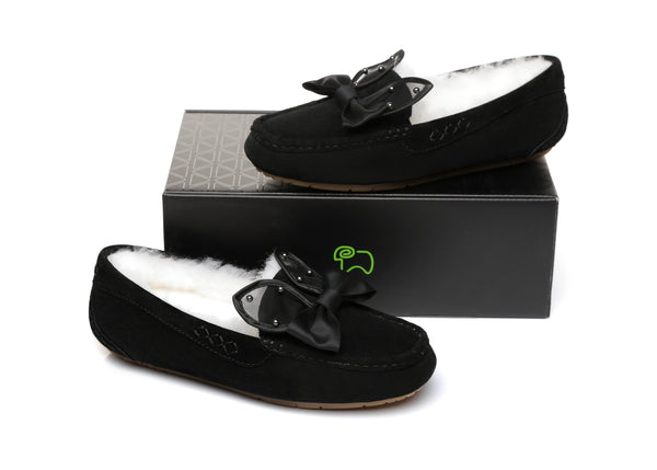 Casual Flats Women Wabbit Moccasin
