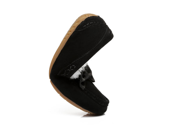 Casual Flats Women Wabbit Moccasin