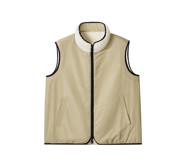 EVERAU® Wool Reversible Vest Warm Layering Cozea EVERAU