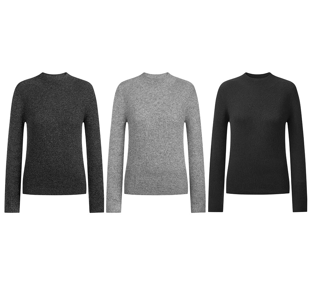 EVERAU® 100% Wool Knitwear Sweater Roya EVERAU