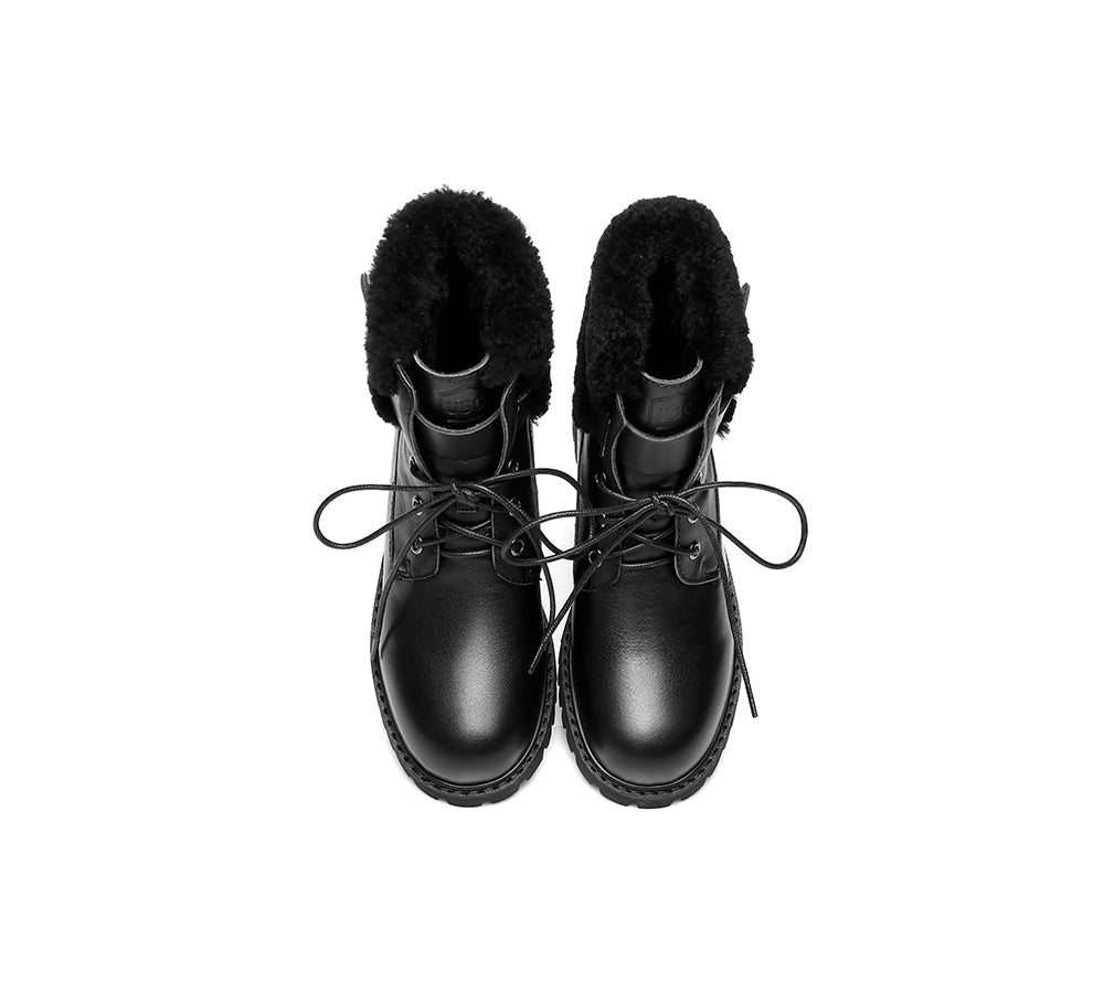 Urban Women Boots Lace Up Fashion Martin