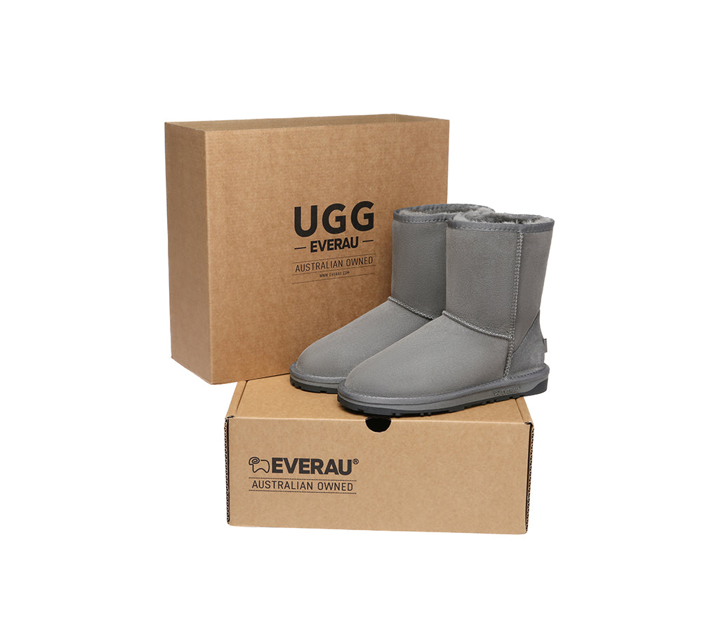 UGG EVERAU® UGG Boots Double Faced Sheepskin Wool Short Classic - UGG EXPRESS