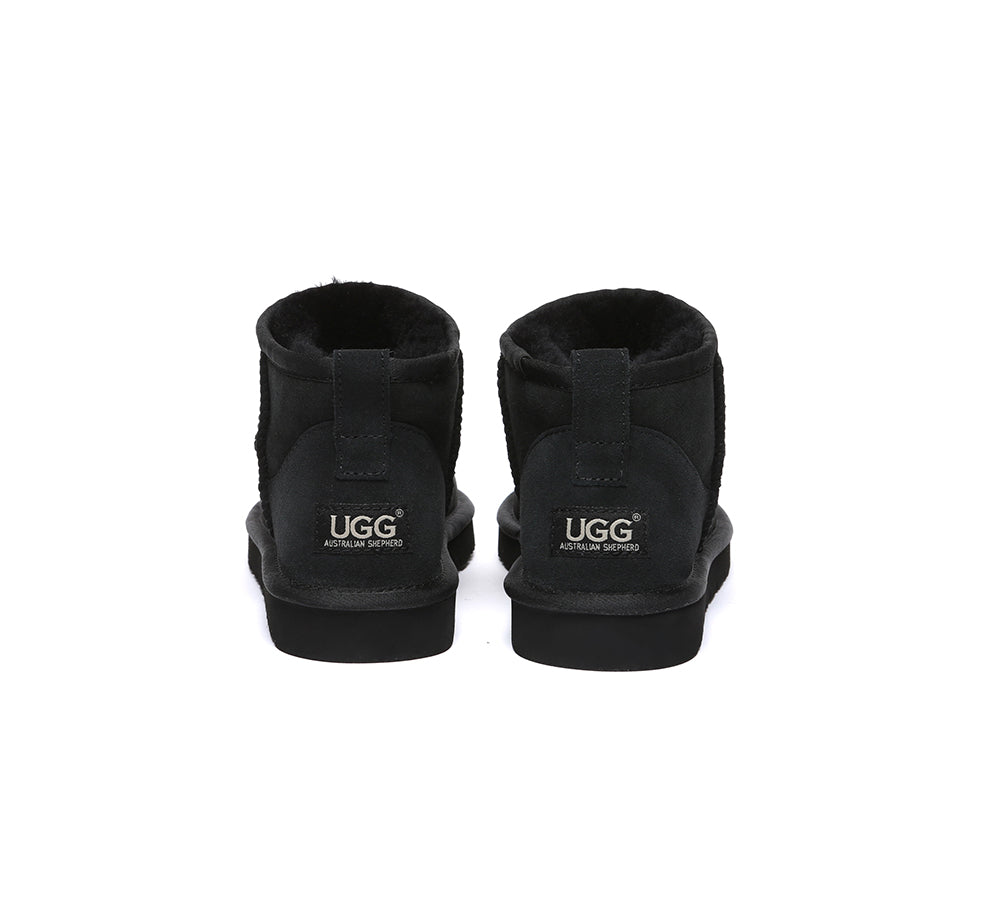 UGG Boots Sheepskin Wool Classic Ankle Ultra Mini Boots Jade