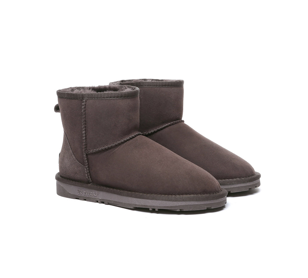 UGG EVERAU® UGG Boots Double Faced Sheepskin Wool Ankle Mini Classic - UGG EXPRESS