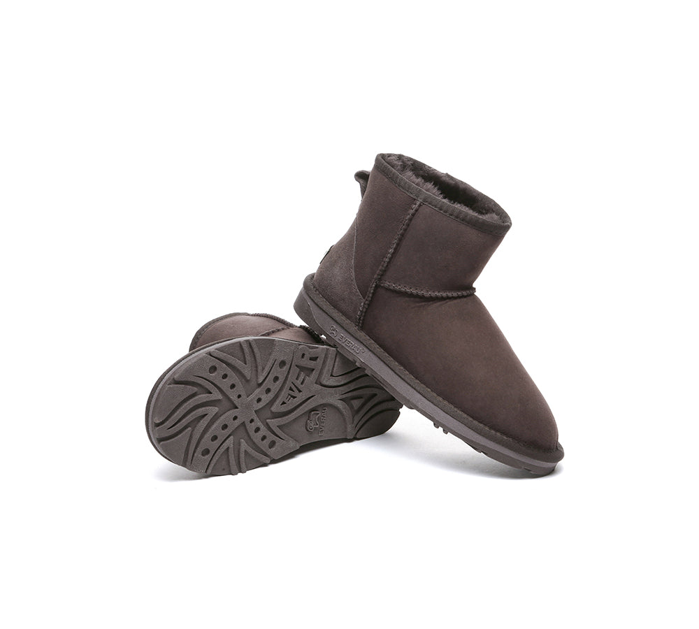 UGG EVERAU® UGG Boots Double Faced Sheepskin Wool Ankle Mini Classic - UGG EXPRESS